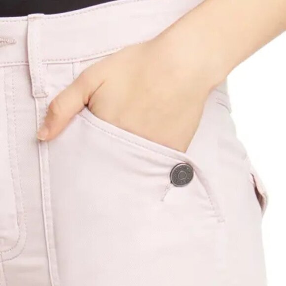 NWT Joie light pink slim fit crop leg skinny jeans, 27 - Picture 9 of 15